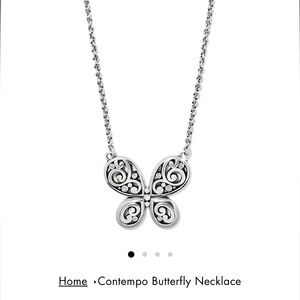 NWT:  Brighton Contempo Butterfly Necklace